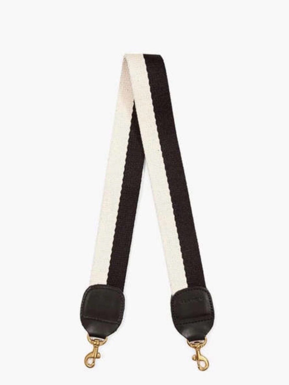 Clare V. Black and White Shoulder Strap